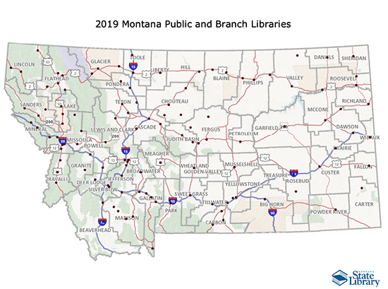 2019 Montana Public and Branch Libraries