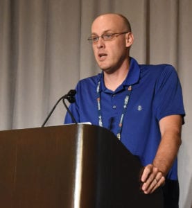 Internet2's Karl Newell speaks at the 2019 Technology Exchange