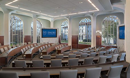 Photo of auditorium in Convocation Hall at Emory University