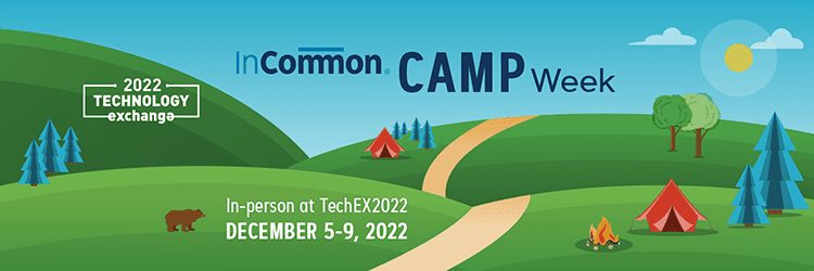 CAMP week graphic for the 2022 Technology Exchange
