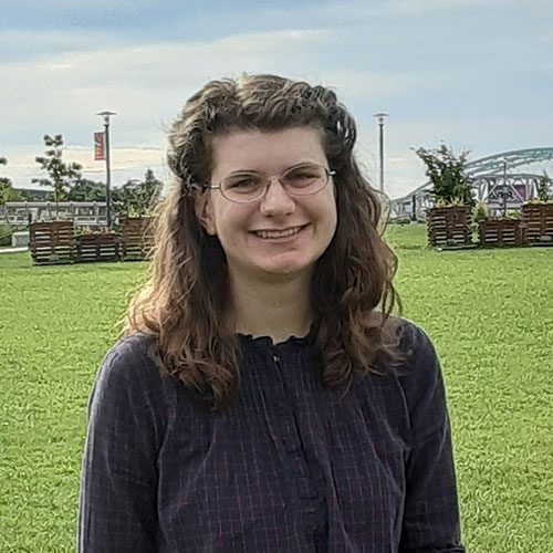 Emily Kasbohm smiling for a photo